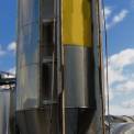 Stainless steel silo