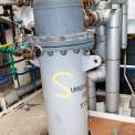 Used Charles Thompson approx. 18. sq.m vertical stainless steel heat exchanger