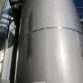 30,000 litre stainless steel vertical jacketed tank.