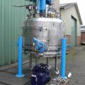 Used GUEDU Model ML-3000 316L Stainless Steel Nutsche filter dryer.