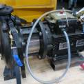Used Grundfos cast iron centrifugal pump Type NB50-515/344 AS-F2-BAQE.